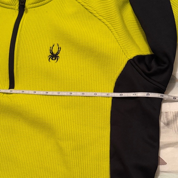 Spyder Yellow and Black Quarter-Zip Pullover - Picture 5 of 8